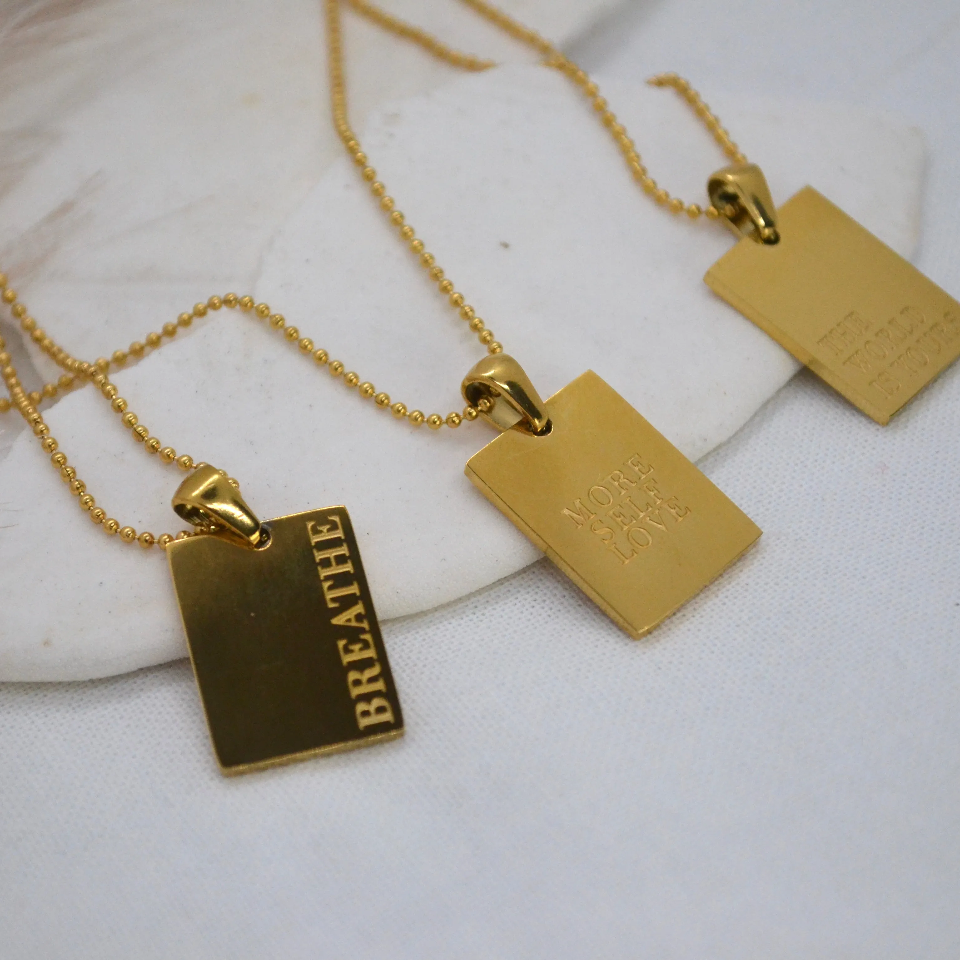 Affirmations | Gold Necklace