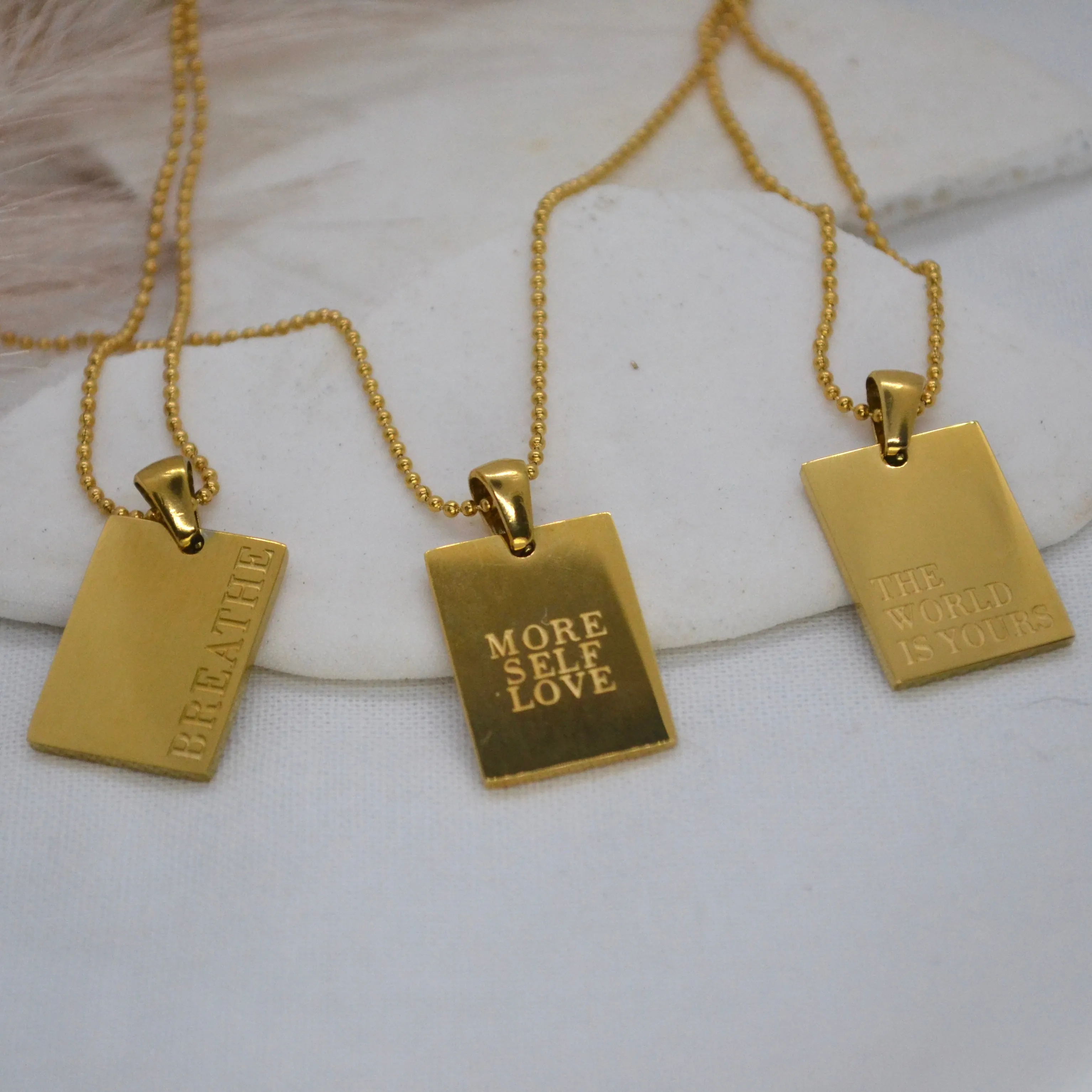 Affirmations | Gold Necklace