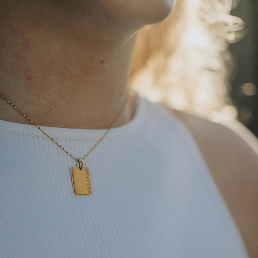 Affirmations | Gold Necklace