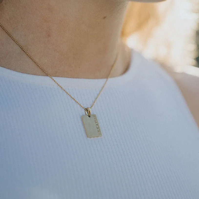 Affirmations | Gold Necklace