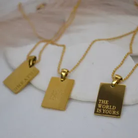 Affirmations | Gold Necklace