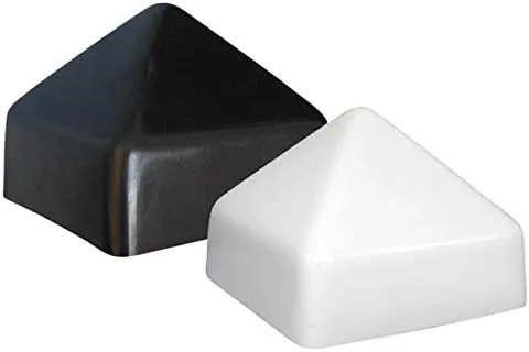 AMRJ-FJQ-W * 5.5" x 5.5" Square Conehead Piling Cap - White