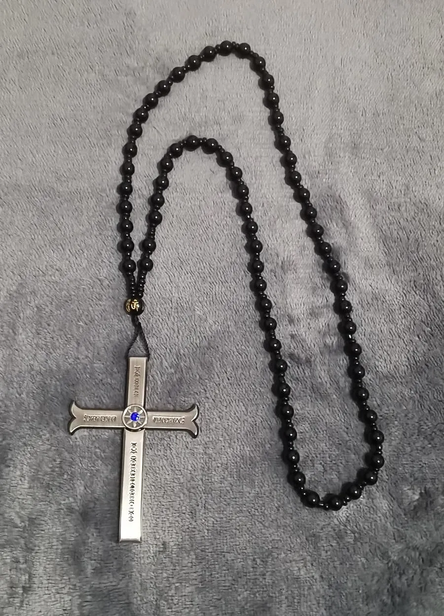 Anime A Piece Necklace Dracule Mihawk Cross Sword Kogatana Zinc Alloy Choker Kolye Men Women Gift Necklaces Pendants Jewelry