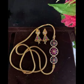 Buttaboma Earrings And Chain