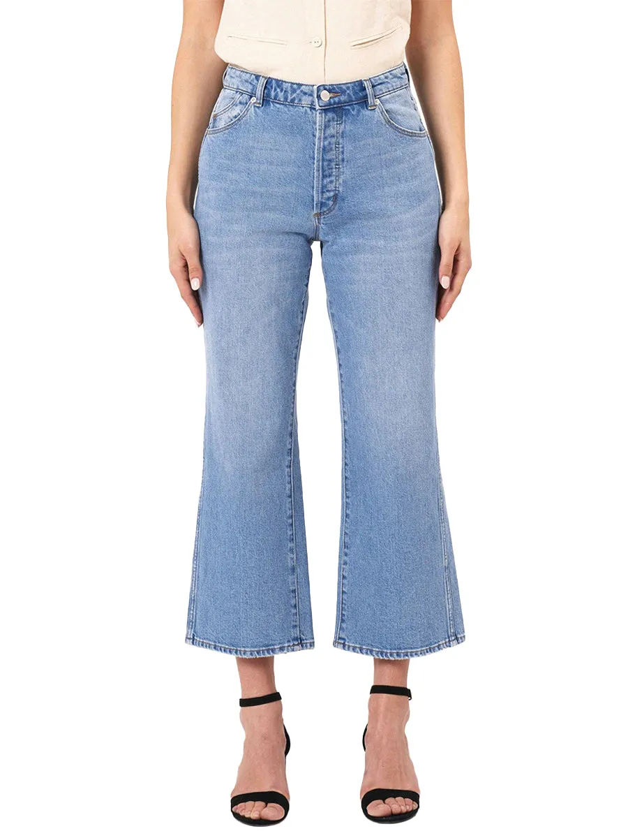 Classic Flare Crop Jeans - Ranch