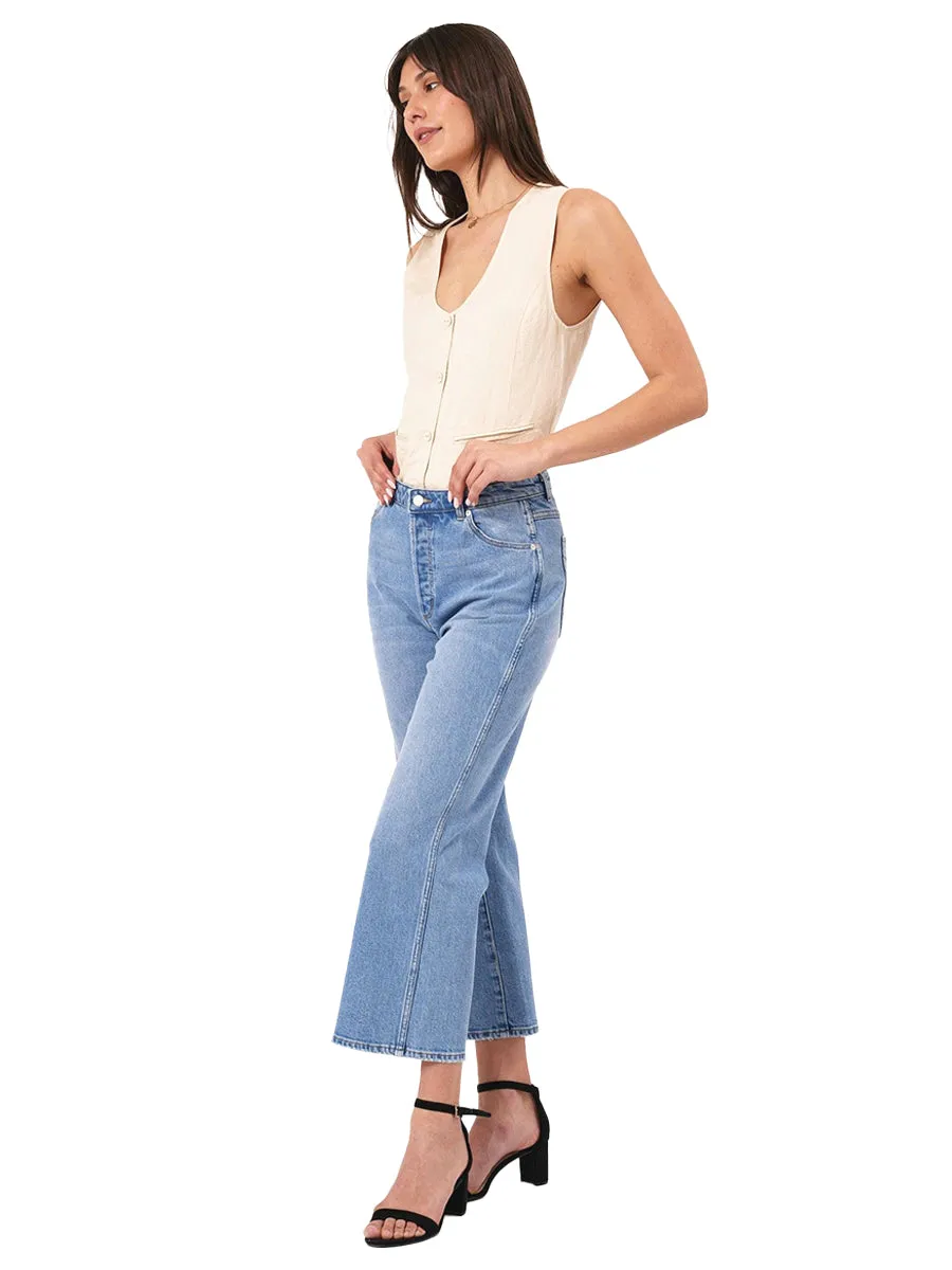 Classic Flare Crop Jeans - Ranch