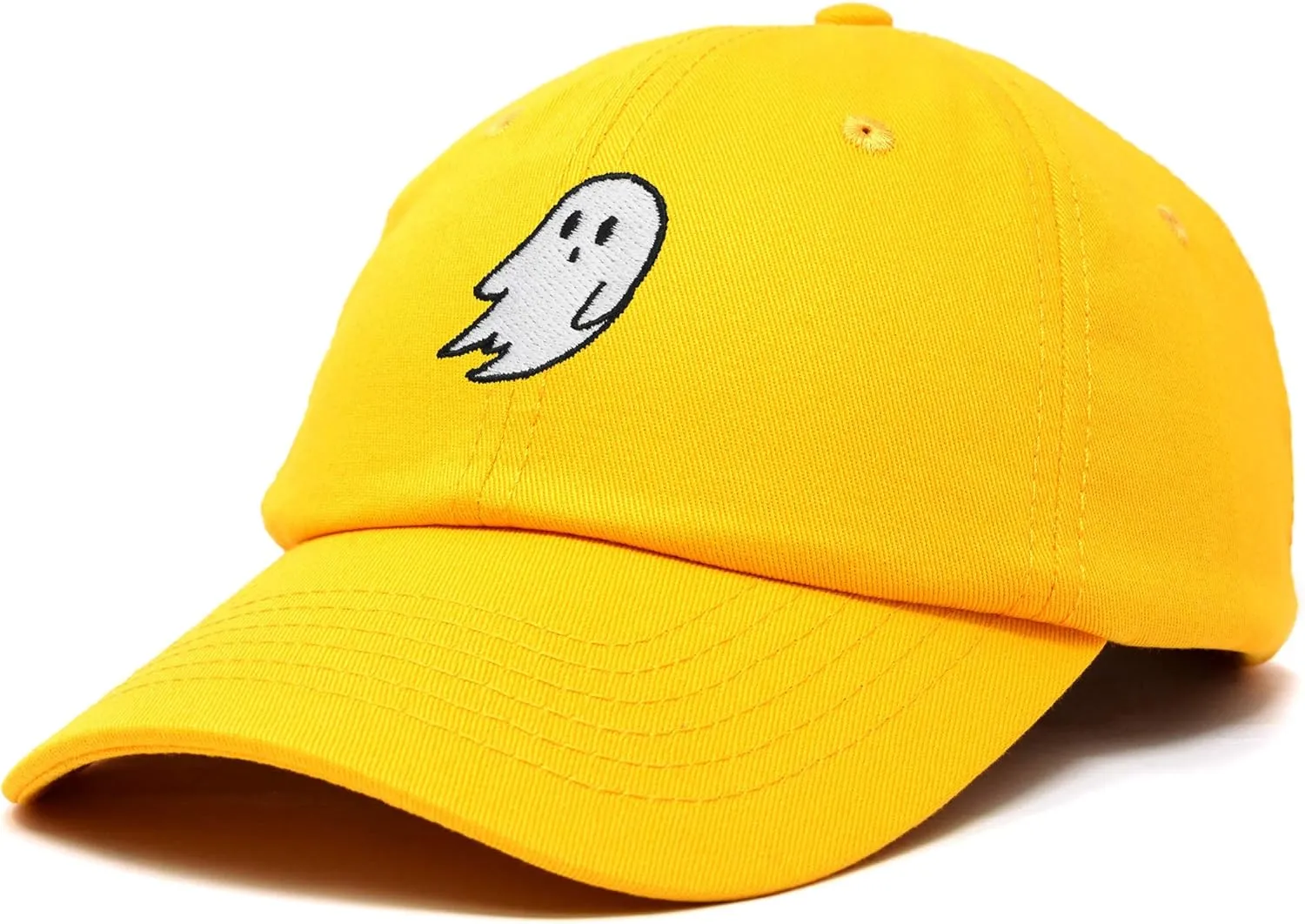 DALIX Ghost Embroidered Mens Womens Cotton Dad Hat Baseball Cap Adjustable