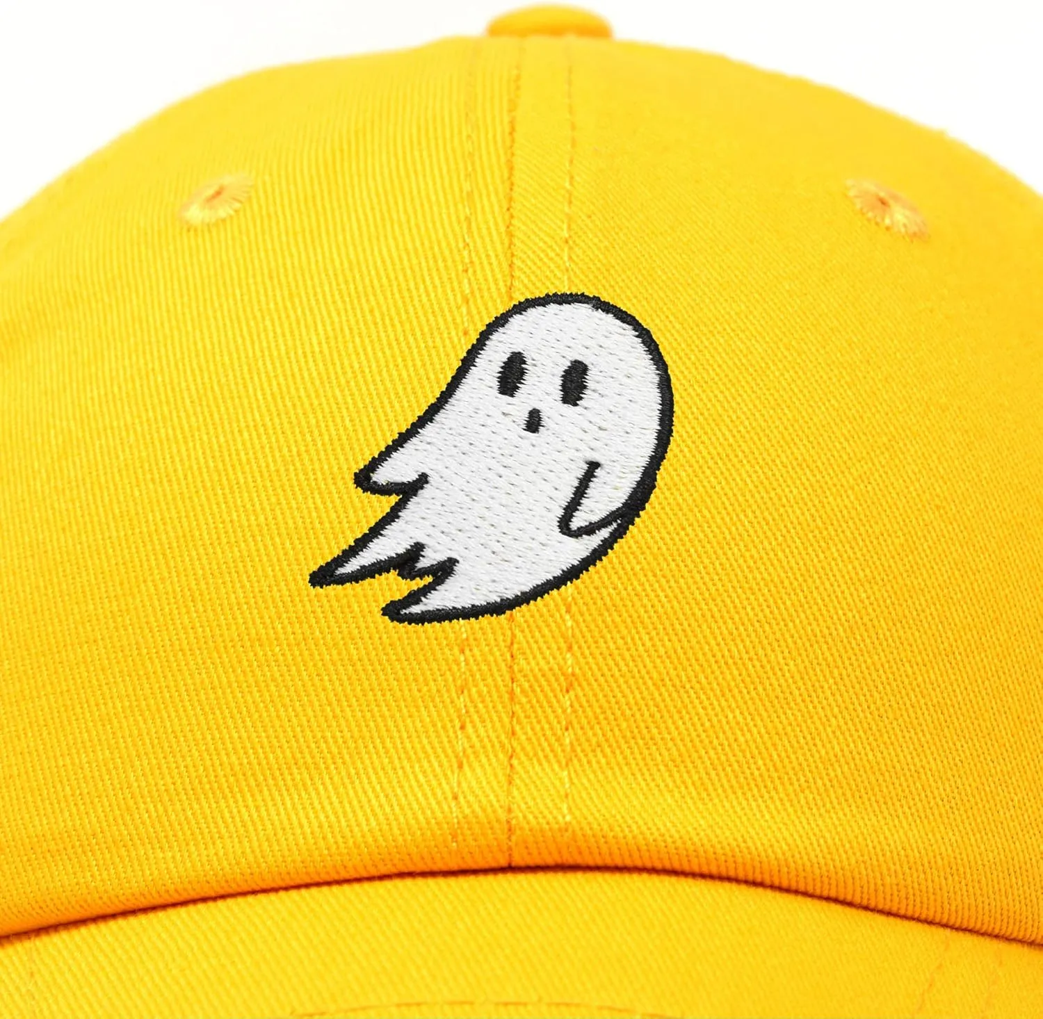 DALIX Ghost Embroidered Mens Womens Cotton Dad Hat Baseball Cap Adjustable