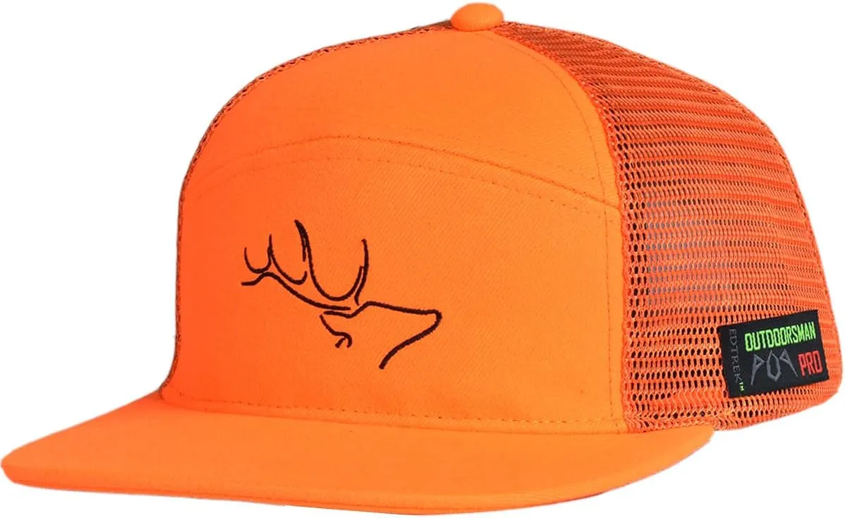 EDTREK Outdoorsman Pro 7-Panel Flat Brim Snapback Hat