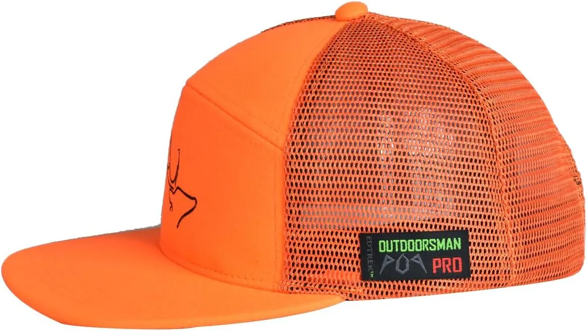 EDTREK Outdoorsman Pro 7-Panel Flat Brim Snapback Hat