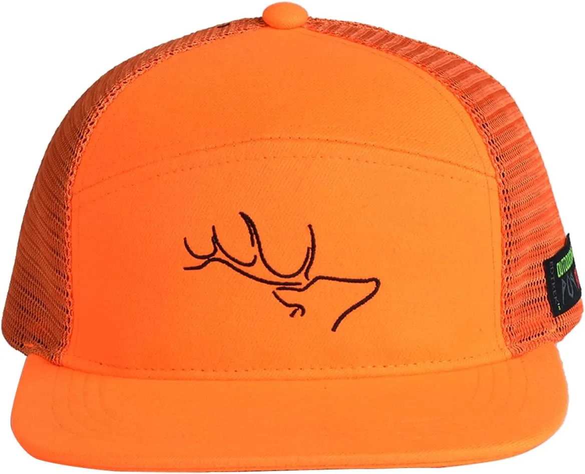 EDTREK Outdoorsman Pro 7-Panel Flat Brim Snapback Hat