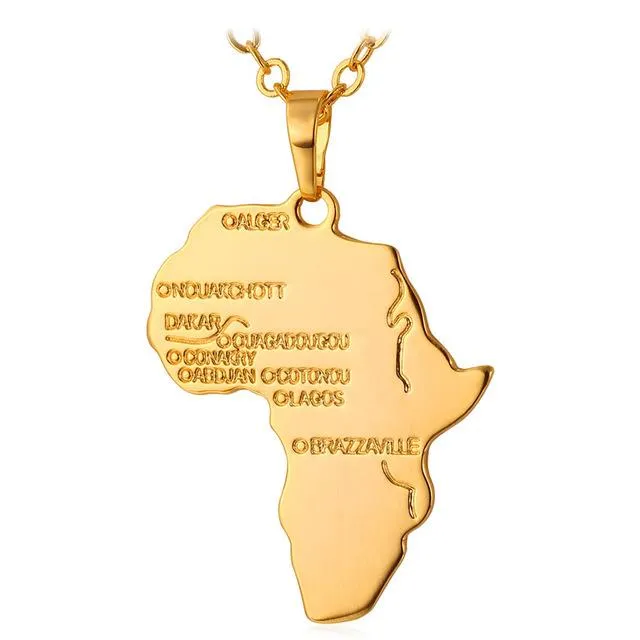 Exotic African Pendant Necklace