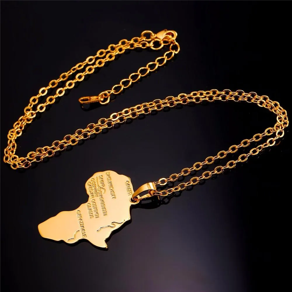 Exotic African Pendant Necklace