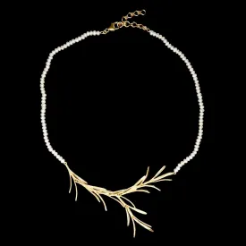 Fine Rosemary Necklace - Pearl Contour