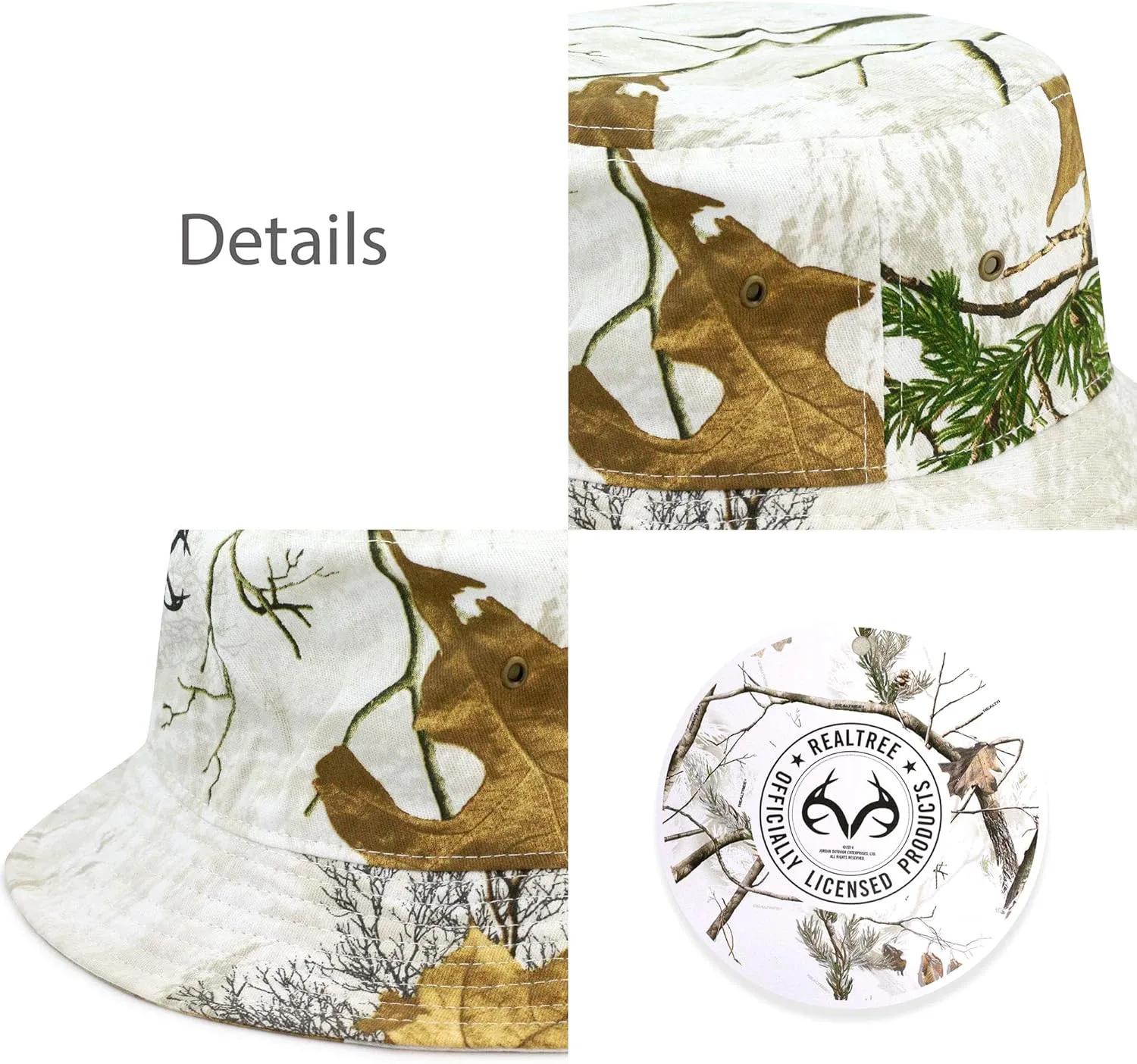 Hunting Headwear - Official Licensed Realtree Camouflage Outdoor Sun Cap Hat