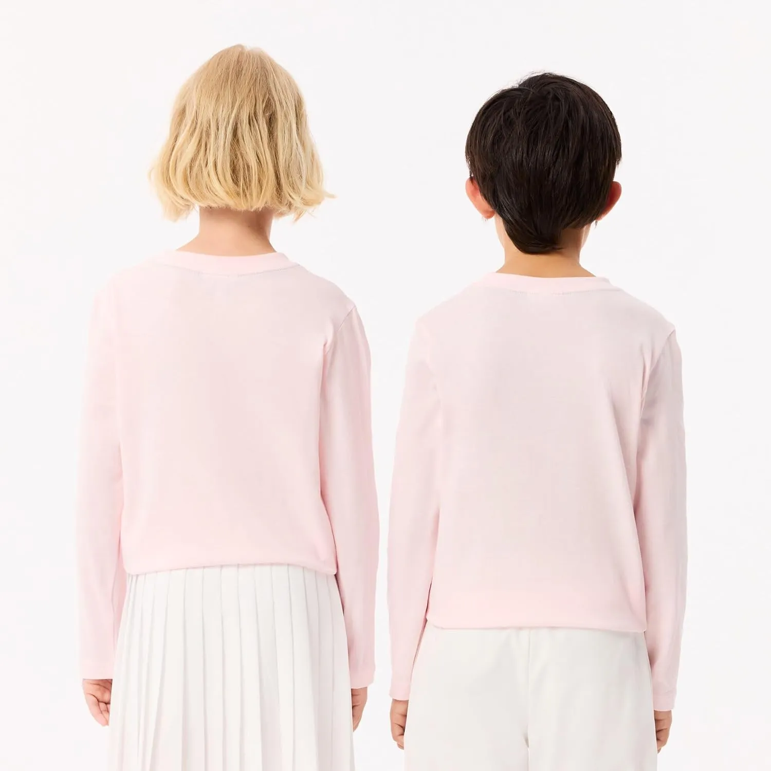 Lacoste Little Kid Long Sleeved Cotton Jersey T-Shirt