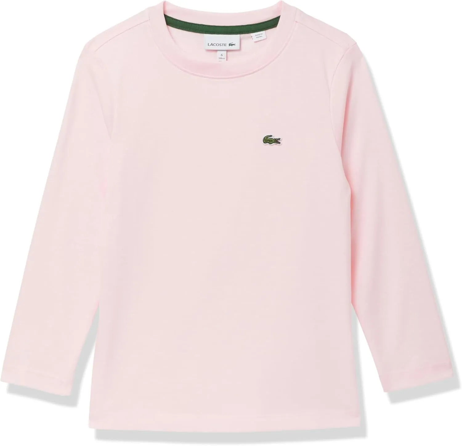 Lacoste Little Kid Long Sleeved Cotton Jersey T-Shirt
