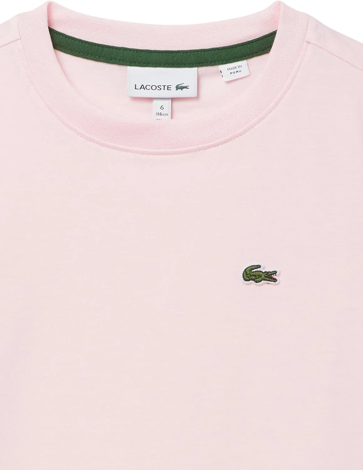 Lacoste Little Kid Long Sleeved Cotton Jersey T-Shirt