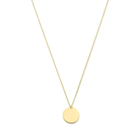 Le Marais Jeanne 14 karat gold necklace with coin