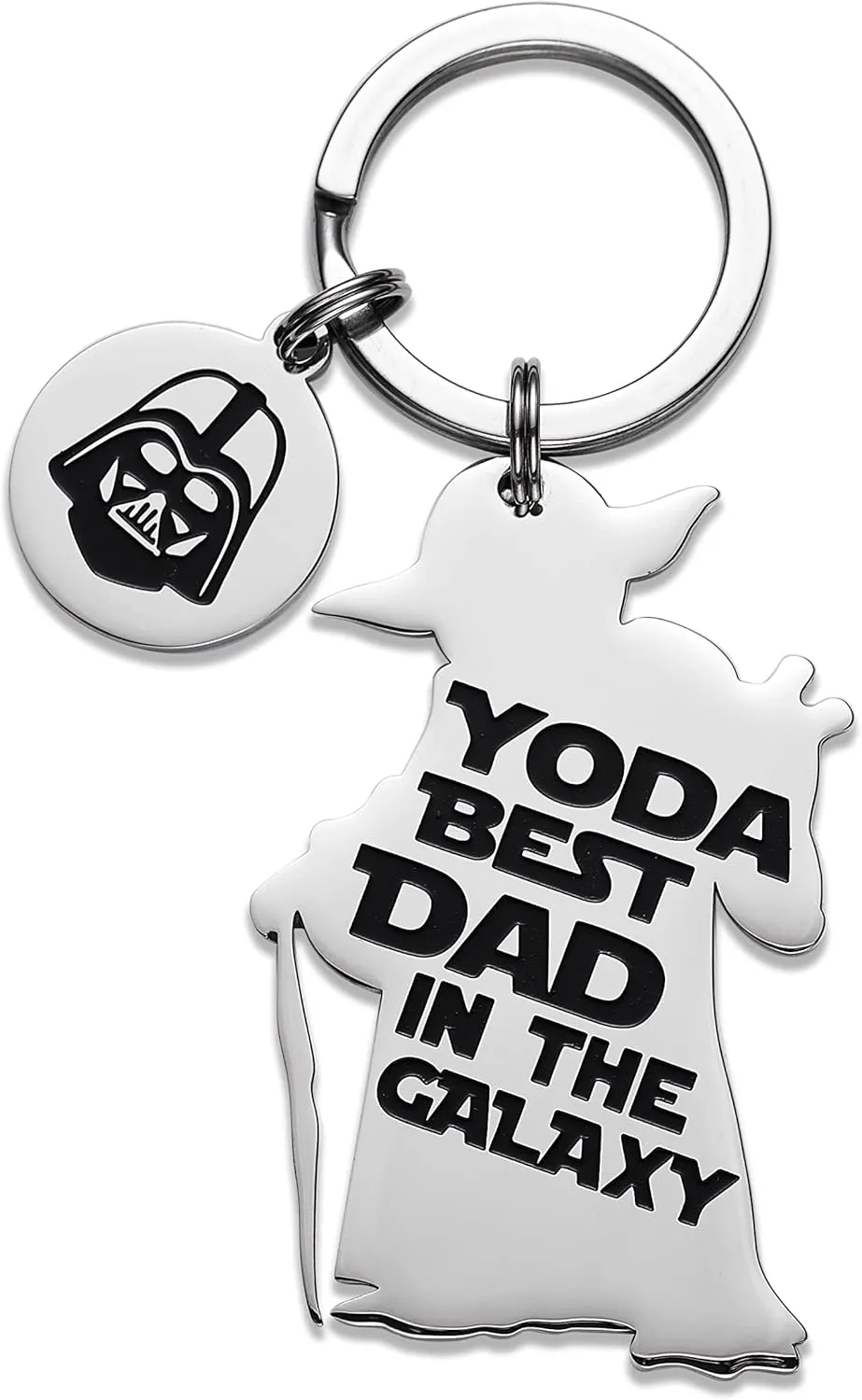Melix Home Yoda Best Dad Ever Keychain Star Wars Gifts