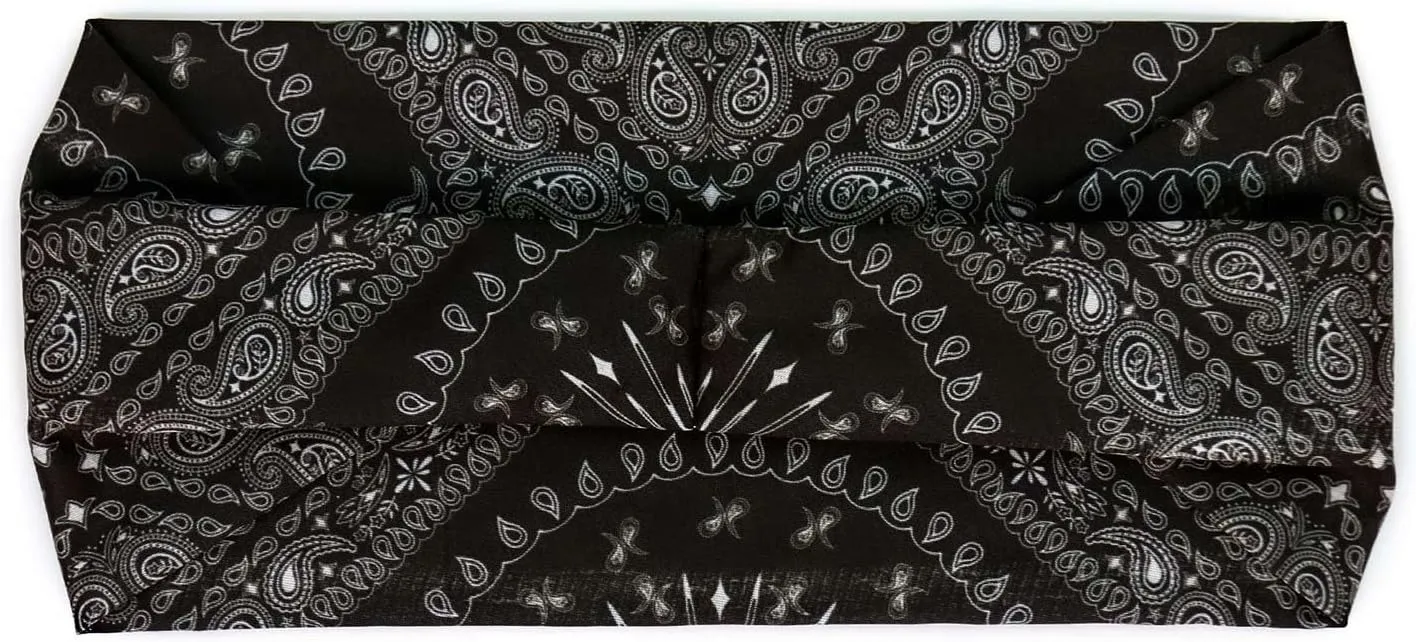 Milwaukee Leather | Bling Designed Wide Headbands-Headwraps for Women Biker Bandana