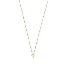 Monceau Solange 14 karat gold necklace with cross