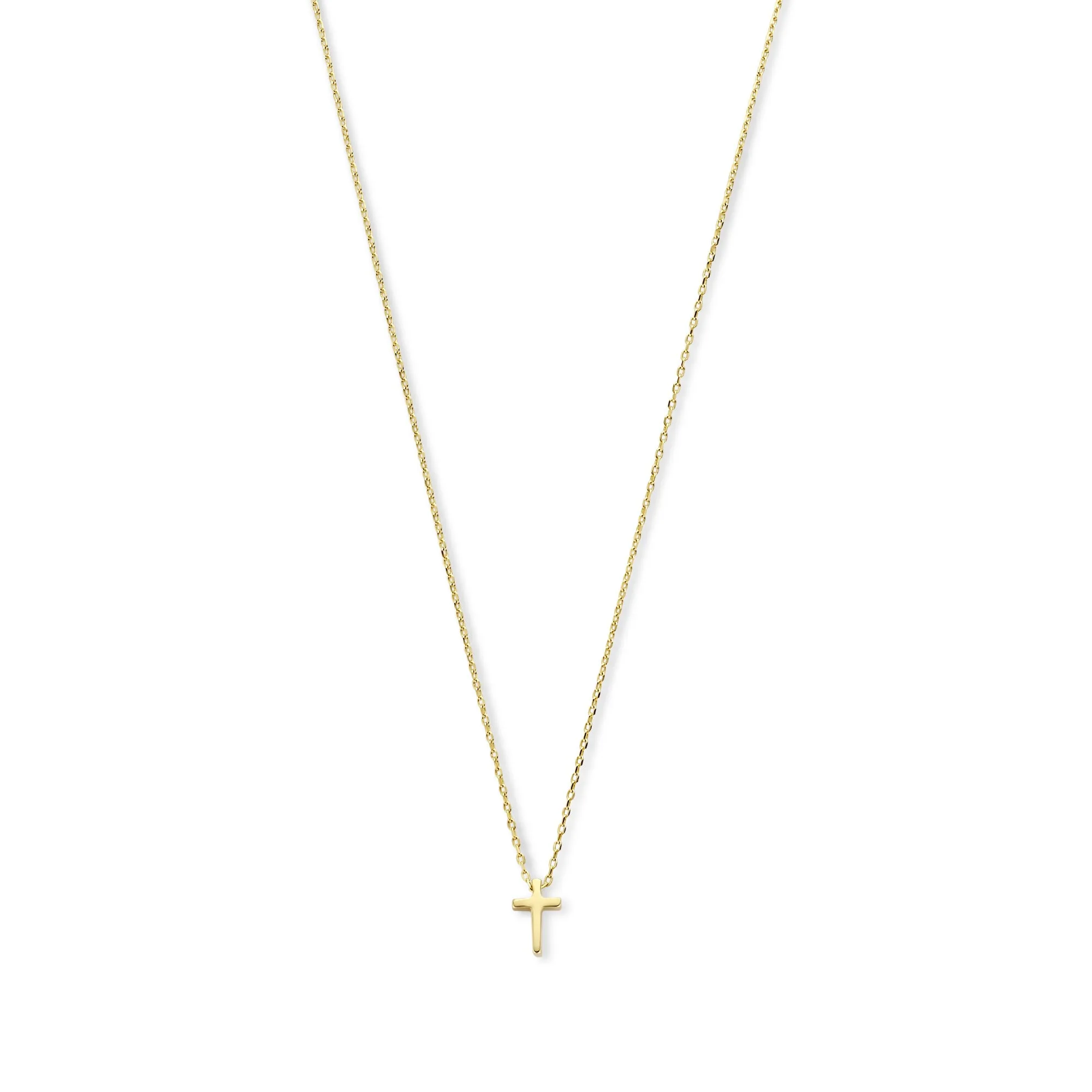 Monceau Solange 14 karat gold necklace with cross