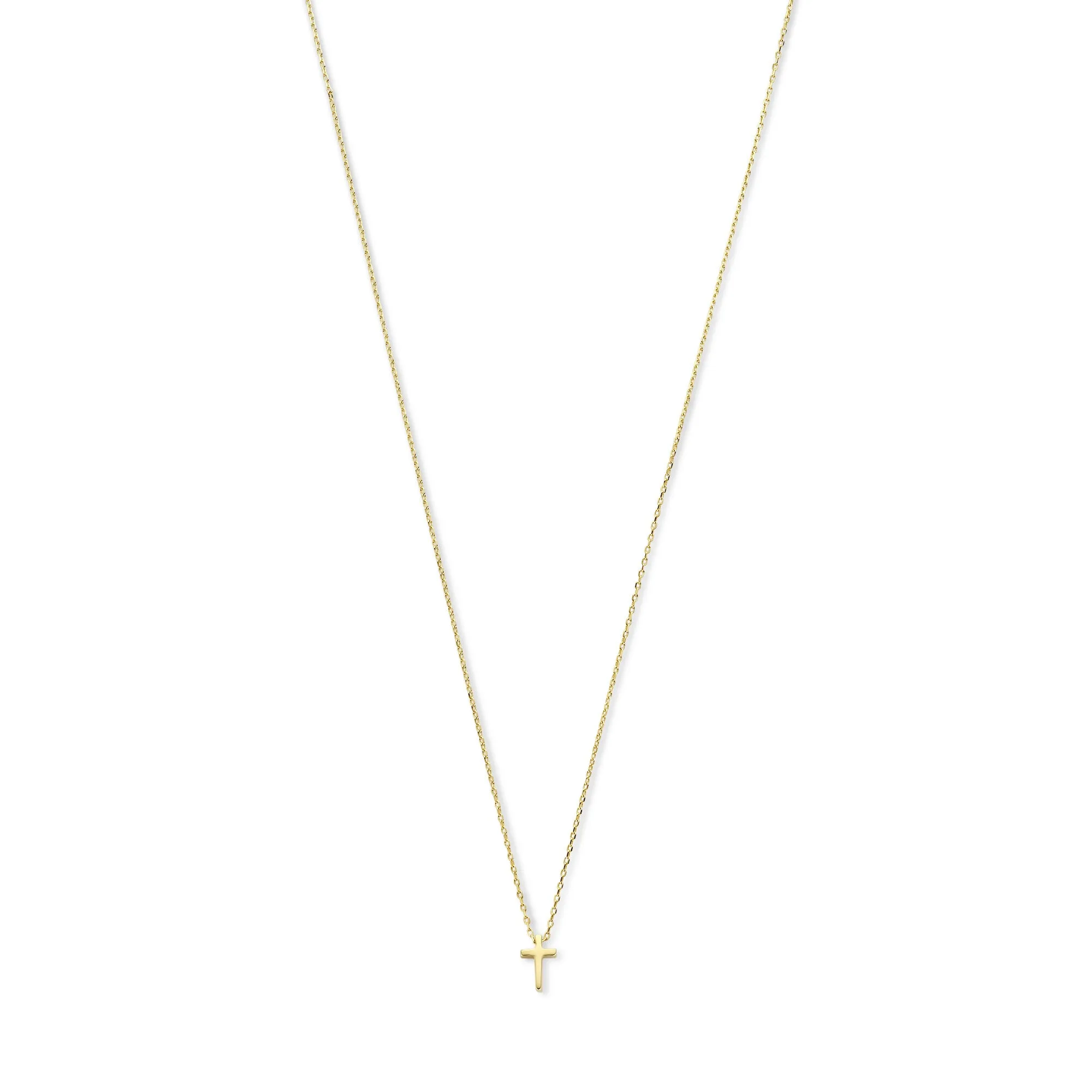 Monceau Solange 14 karat gold necklace with cross