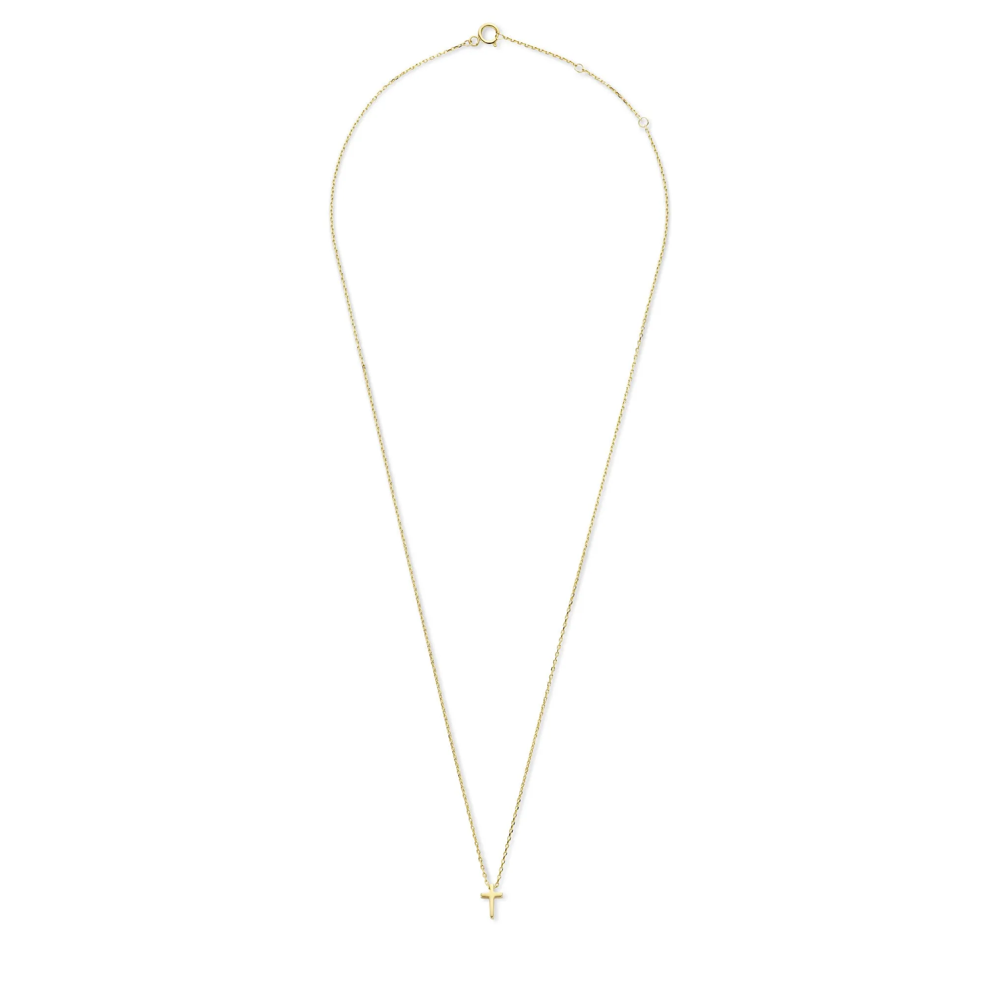 Monceau Solange 14 karat gold necklace with cross