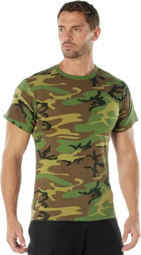 Rothco Camo T-Shirt - Comfortable, Tough and Long Lasting