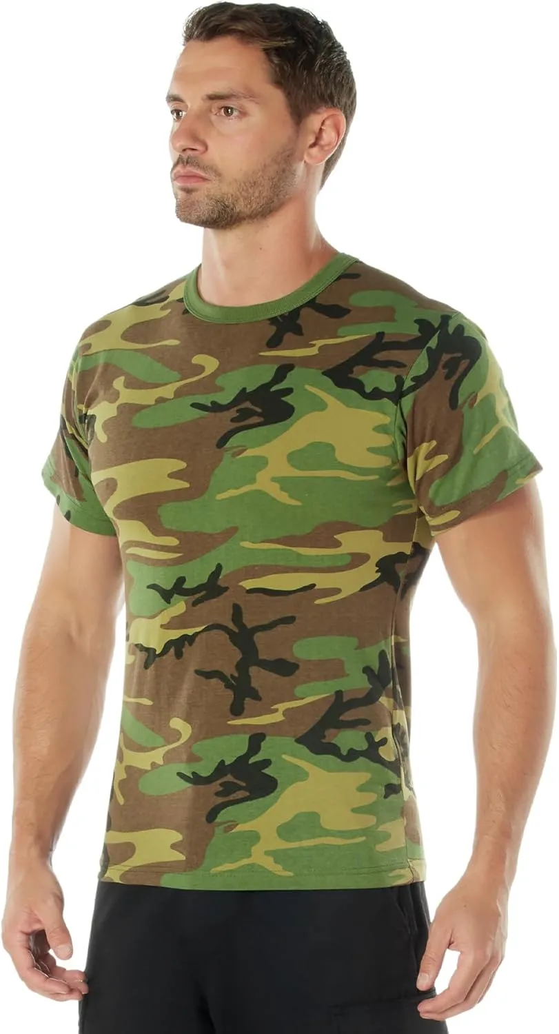 Rothco Camo T-Shirt - Comfortable, Tough and Long Lasting