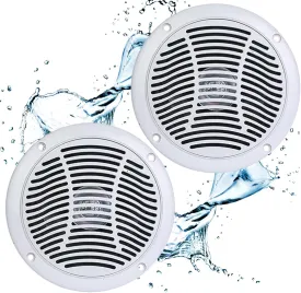 RV5104W 5' DUAL CONE WATERPROOF SPEAKER WH