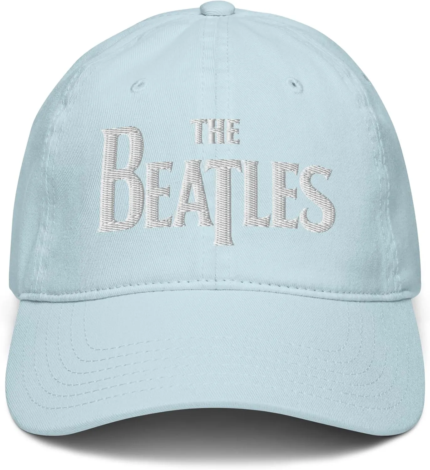 The Beatles - White Logo Adjustable Baseball Hat