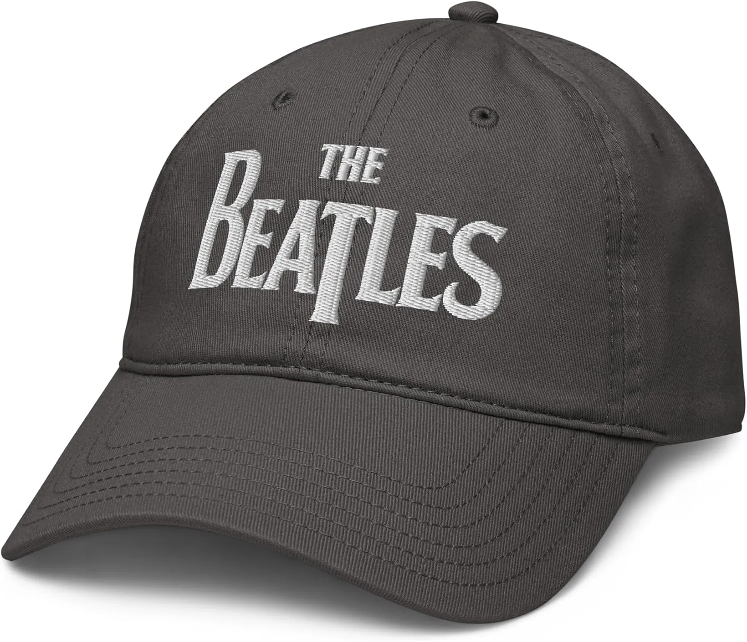 The Beatles - White Logo Adjustable Baseball Hat