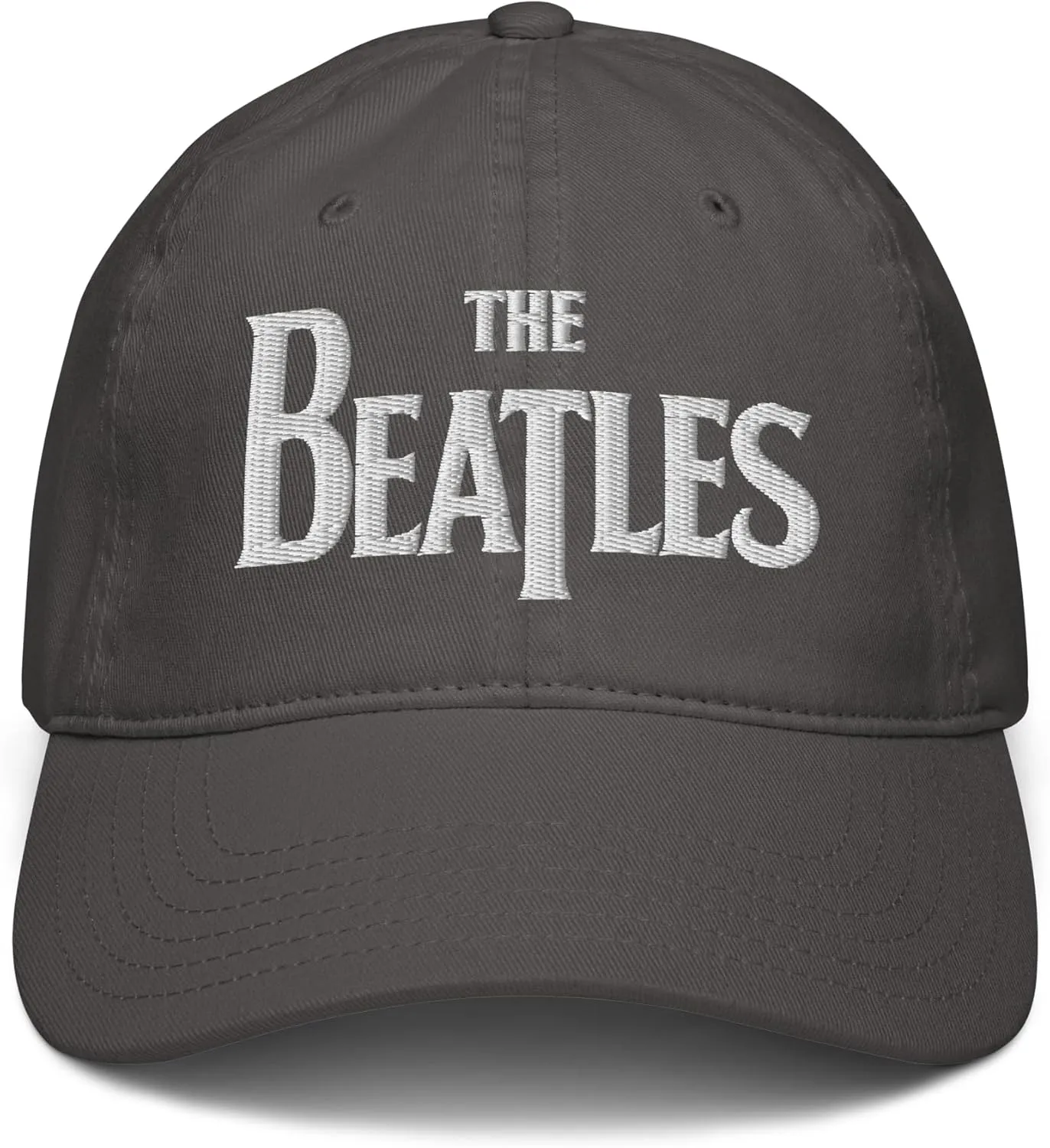 The Beatles - White Logo Adjustable Baseball Hat
