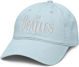 The Beatles - White Logo Adjustable Baseball Hat