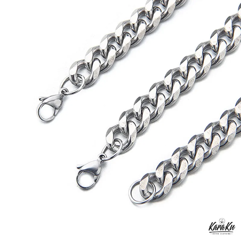 Titanium Cuban Chain Necklace