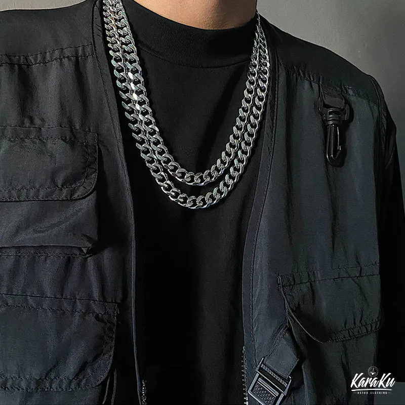 Titanium Cuban Chain Necklace