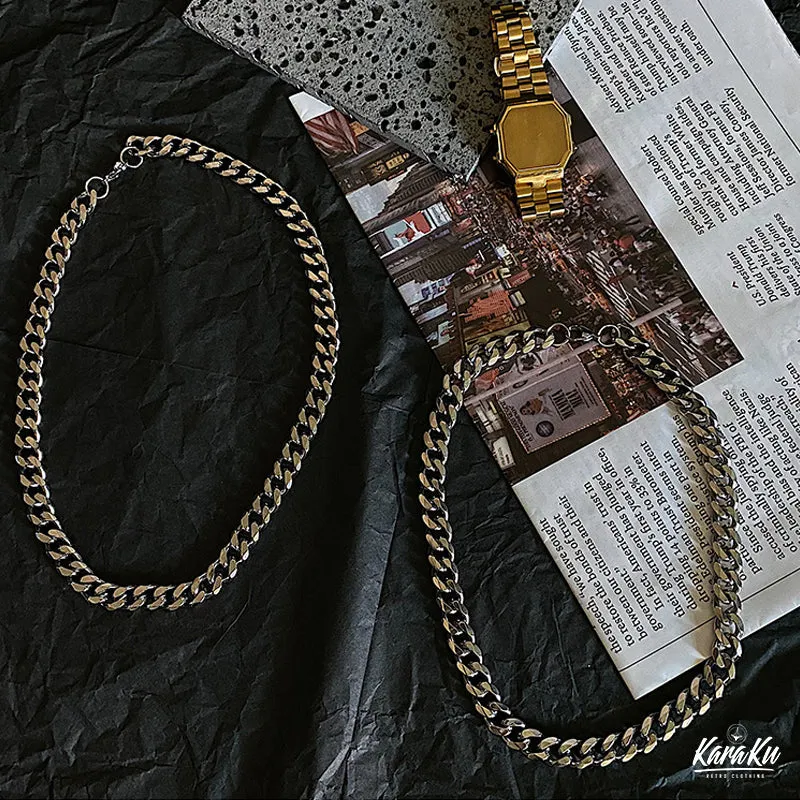 Titanium Cuban Chain Necklace