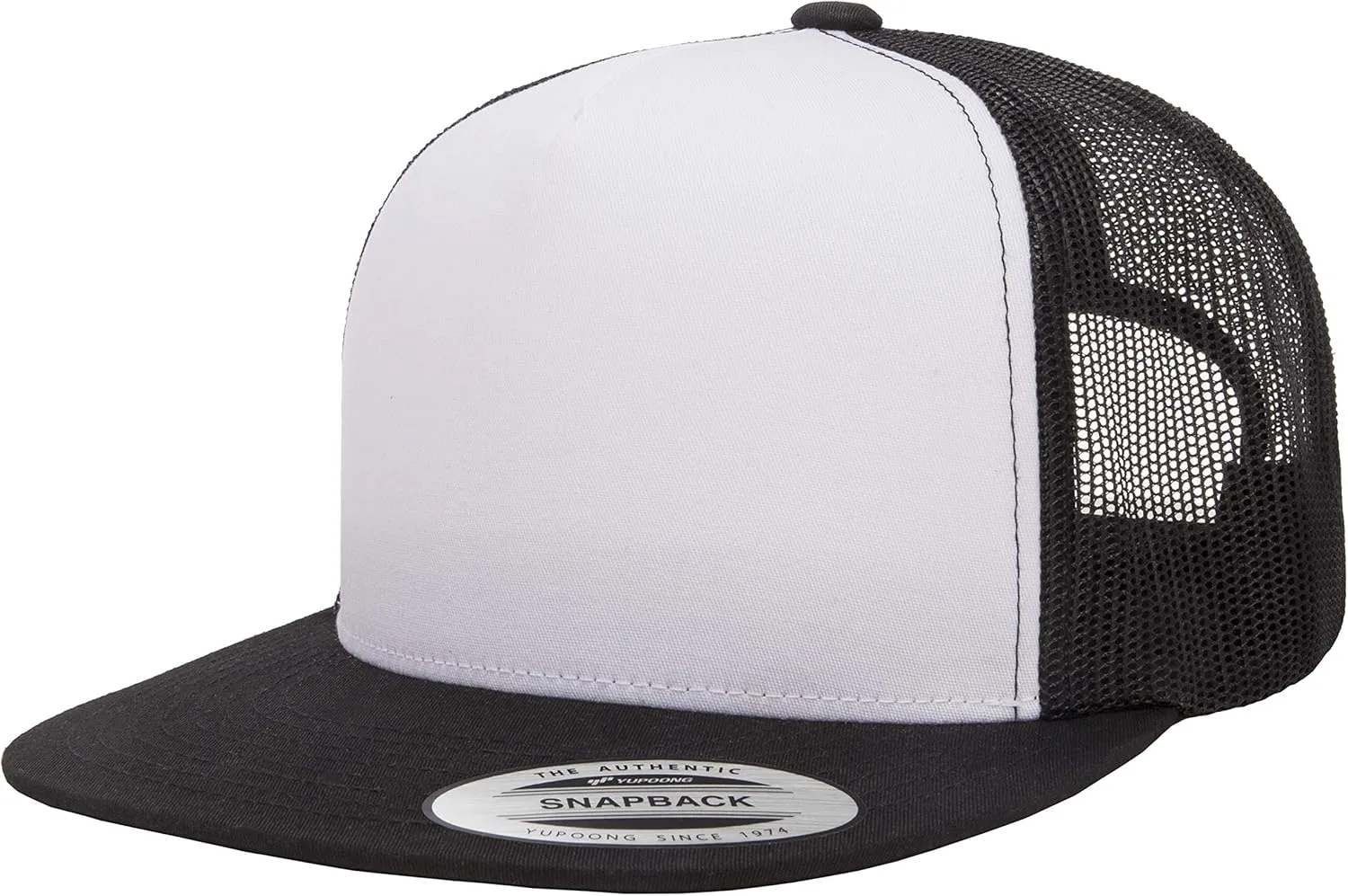 Yupoong Men's Yp Classic Trucker Cap-White Front